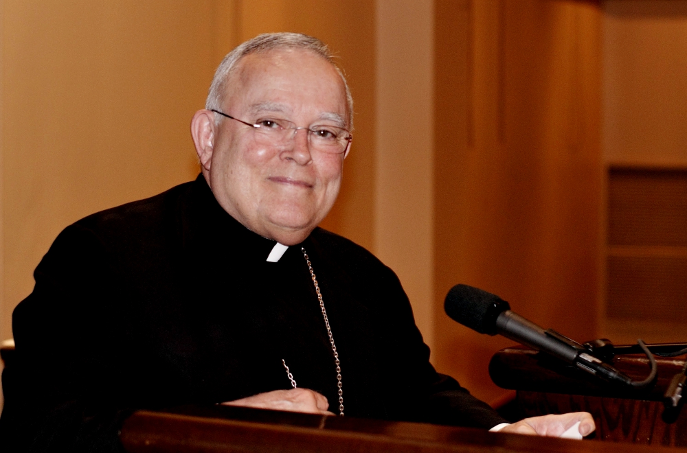 Philadelphia Archbishop Charles Chaput delivers an address at the Pontifical College Josephinum in Columbus, Ohio, March 27. (CNS/Courtesy of Pontifical College Josephinum)