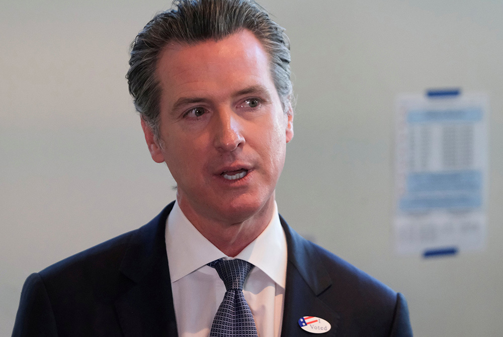 California Gov. Gavin Newsom is seen in Sacramento in this 2020 photo. (CNS/Reuters/Gabriela Bhaskar)