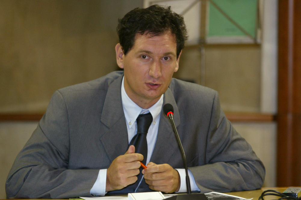 Pope Francis has appointed Lorenzo Fazzini, an Italian journalist, author and father of four, to be managing director of the Vatican Publishing House. Fazzini is pictured in Rome in this July 3, 2006, file photo. (CNS/courtesy Romano Siciliani)