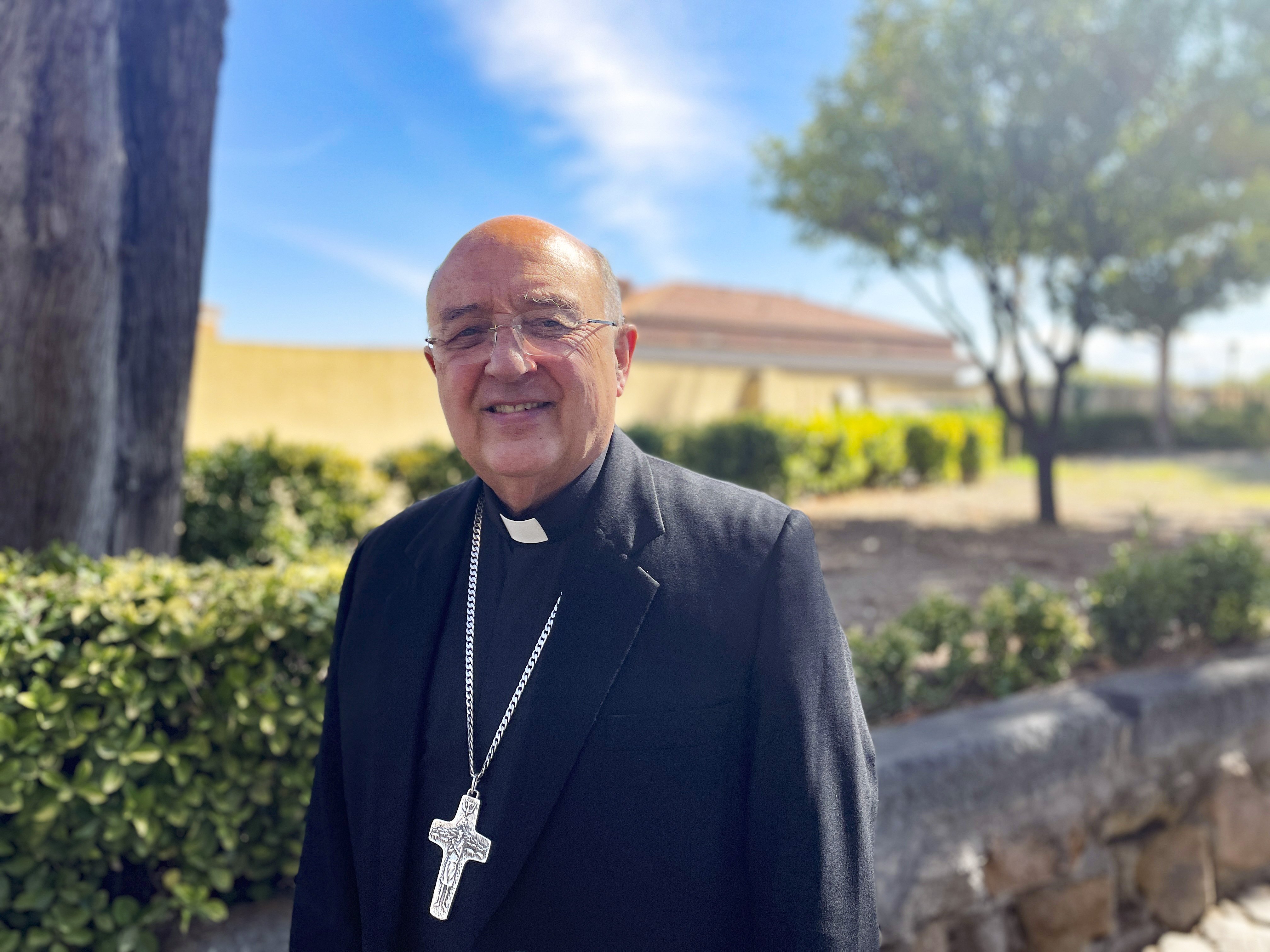 Peruvian Cardinal Pedro Barreto Jimeno is pictured at the Jesuit headquarters in Rome Sept. 22, 2021. Cardinal Barreto spoke to Catholic News Service about his Sept. 20 meeting with Pope Francis, the significance of the Ecclesial Conference of the Amazon 