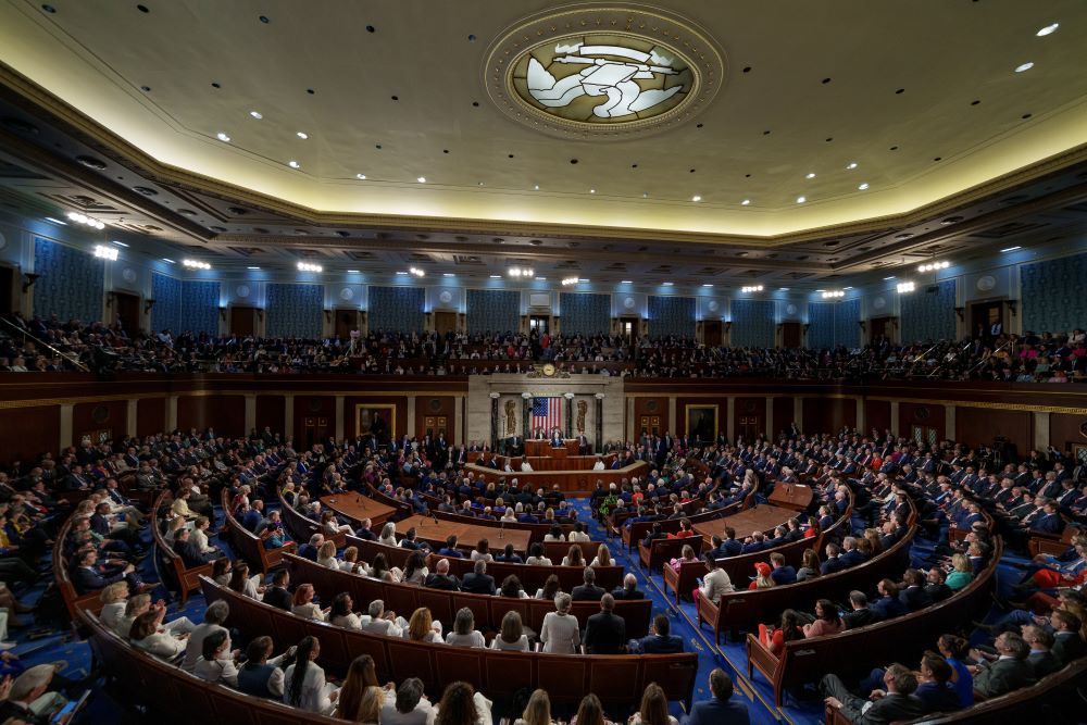 President Joe Biden delivers his State of the Union address to a joint session of Congress in the House Chamber at the U.S. Capitol, March 7 in Washington, D.C. (Official White House photo/Oliver Contreras)