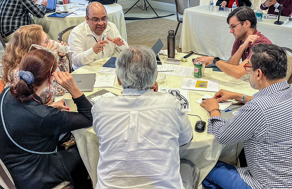 After each of the seven theological reflection panels, participants had the opportunity to discuss with each other and engage in conversation. (Luis Donaldo González)