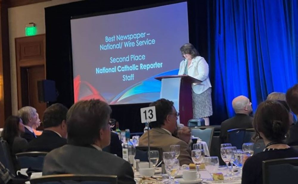 National Catholic Reporter won second place for best national newspaper at the 2024 Catholic Media Awards, announced June 21 at the Catholic Media Association's conference in Atlanta. (Laure Krupp)