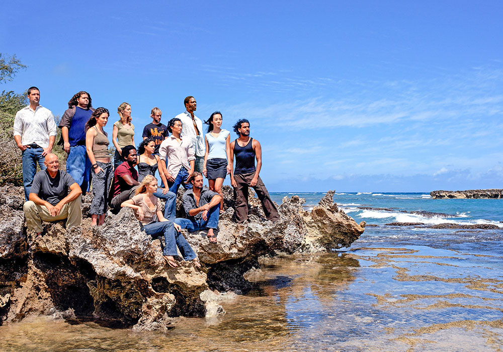 The cast of the second season of "Lost" is seen in a publicity shot. The series debuted in 2004 in a time of conflict and distrust as America reeled through the post-9/11 years. It is now available for streaming on Netflix. (Newscom/ZUMAPRESS/St. Petersburg Times)