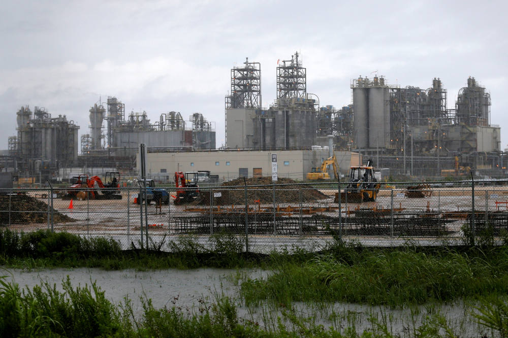 The Exxon Mobil Beaumont Polyethylene Plant is seen in this 2017 file photo. (CNS photo/Jonathan Bachman, Reuters)