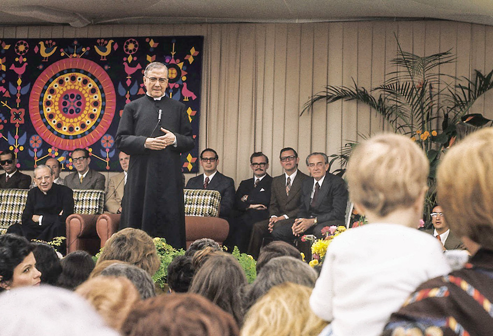 St. Josemaría Escrivá, founder of Opus Dei, in Venezuela in 1975 (CNS/Courtesy of Opus Dei)