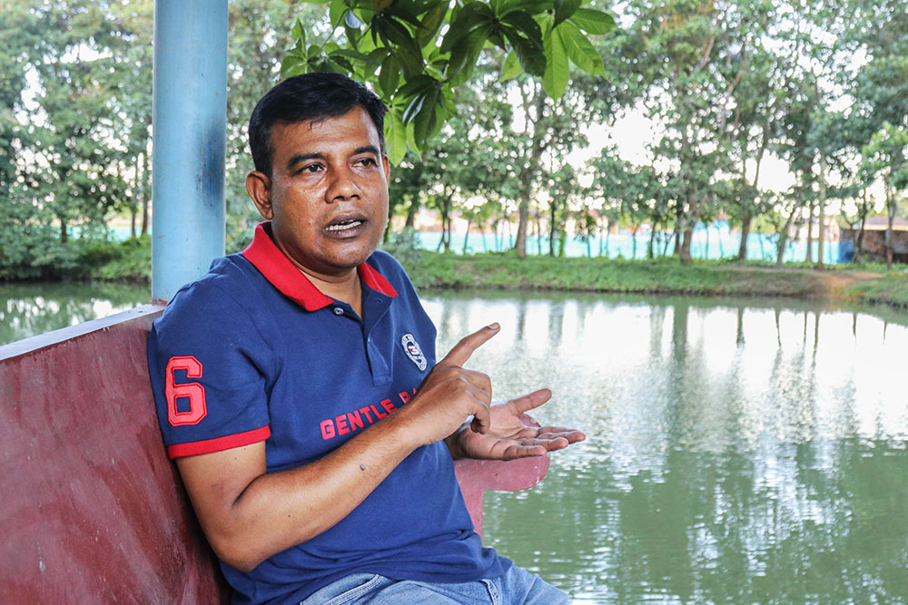 Agriculturalist and researcher Suman Malaker is a senior officer of Caritas Bangladesh in the coastal Khulna region. (Stephan Uttom Rozario)