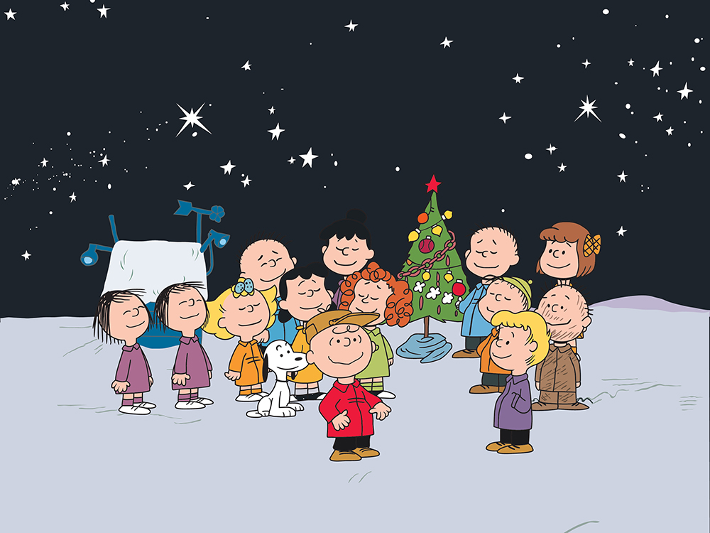 Debuting Dec. 9, 1965, in prime time, "A Charlie Brown Christmas" (now streaming on Apple TV+) was watched by nearly half of all American viewers and received rave reviews. (© Peanuts Worldwide)