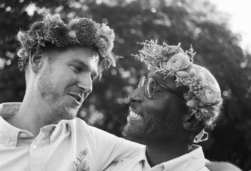 Jason Steidl Jack and Damian Jack are pictured on their wedding day in 2022. (Wiafe Mensah-Bonsu)