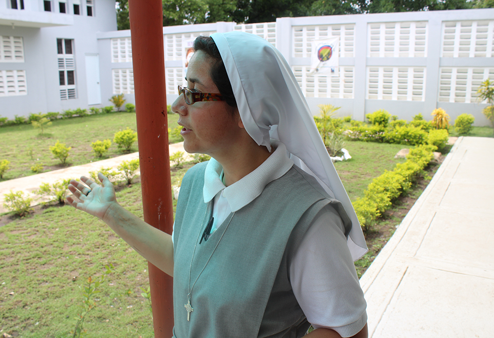 Colombian Sr. Alexandra Bonilla Leonel is a member of the Sisters of St. John the Evangelist, also known as the Juanistas, a Colombian congregation that has run a ministry for women and children in Haiti for 22 years and coordinates the operation of a shelter for children in Ouanaminthe, Haiti. (GSR photo/Chris Herlinger)