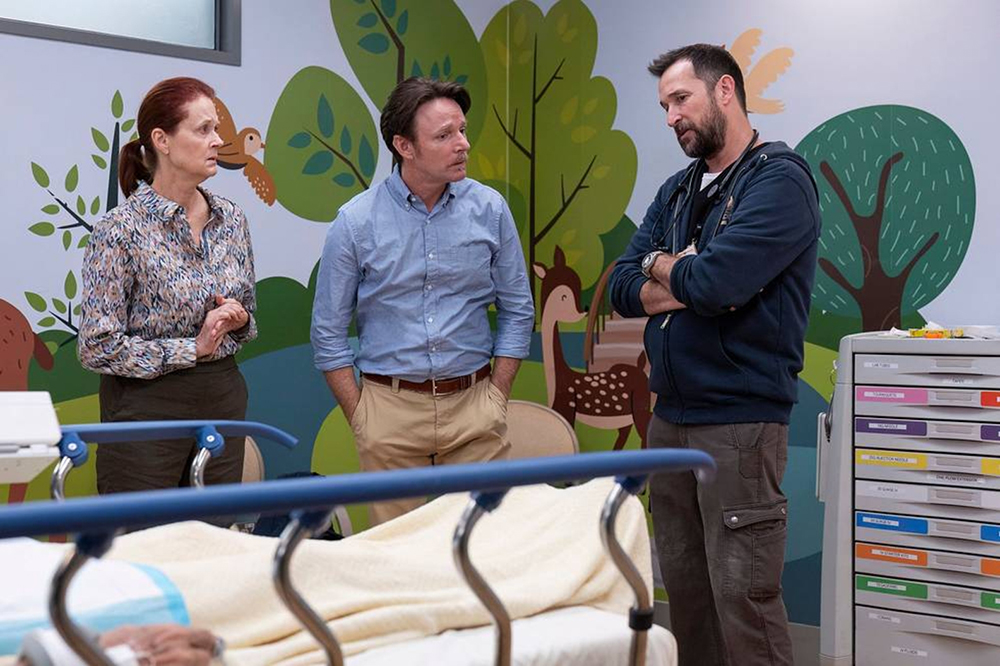 "The Pitt" follows Noah Wyle’s Dr. Michael "Robby" Robinavitch through a day running the E.R. at an underfunded, overwhelmed Pittsburgh public hospital.  (Warrick Page/HBO Max)