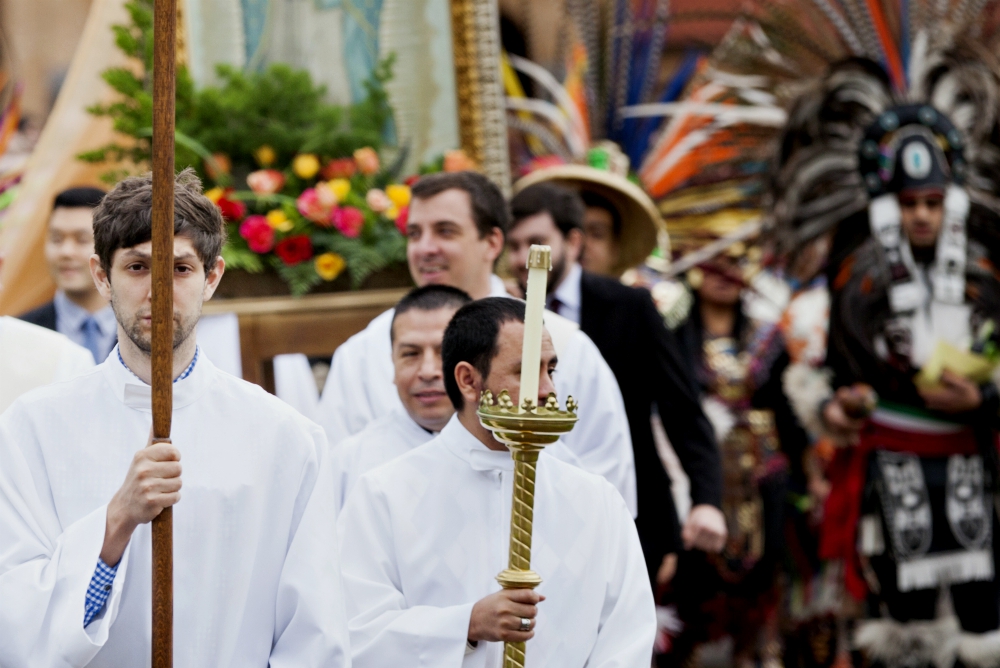 Each year, the Hispanic community of Mount Angel Seminary in St. Benedict, Oregon, hosts a large festival in honor of Our Lady of Guadalupe. (Courtesy of Mount Angel Abbey)