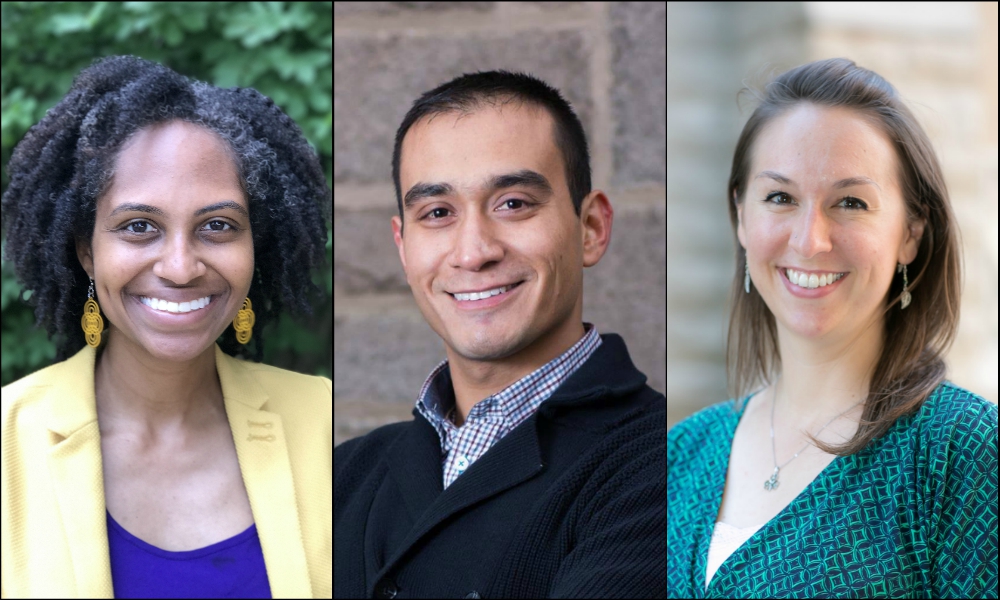 From left: Adrienne Alexander, Fernando Rayas and Kate Macan (Provided photos)