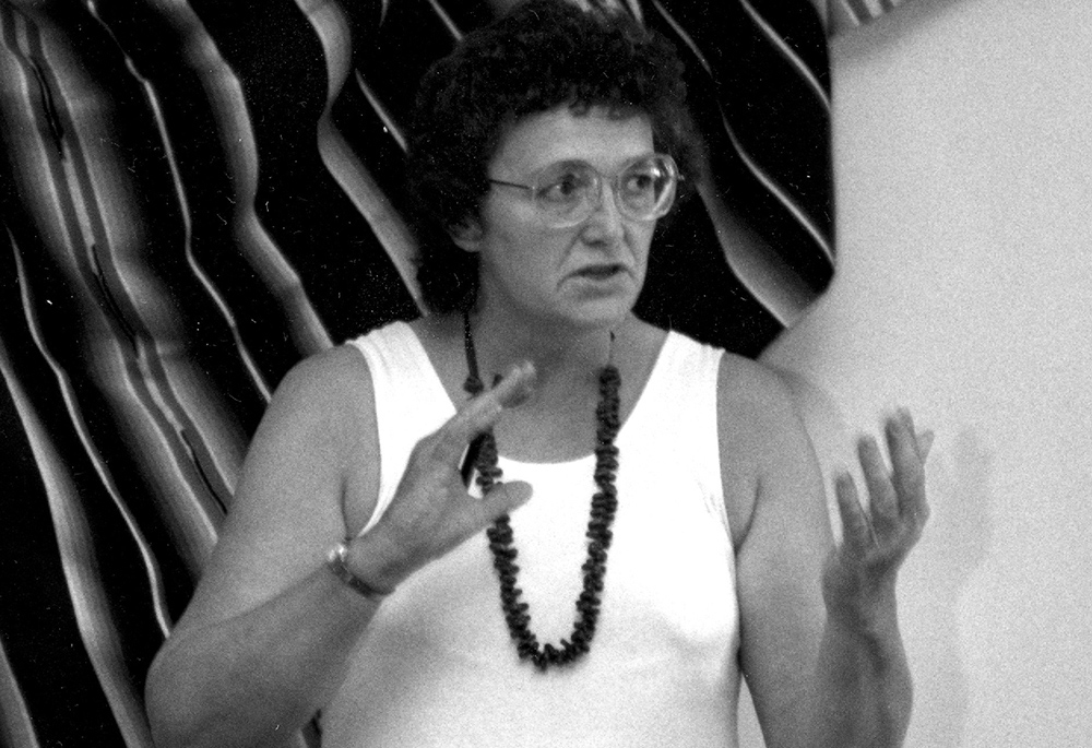 Rosemary Radford Ruether in 1990 (Mev Puleo)