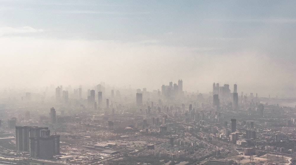 Smog hangs over Mumbai, India. (Abhay Singh/Unsplash)