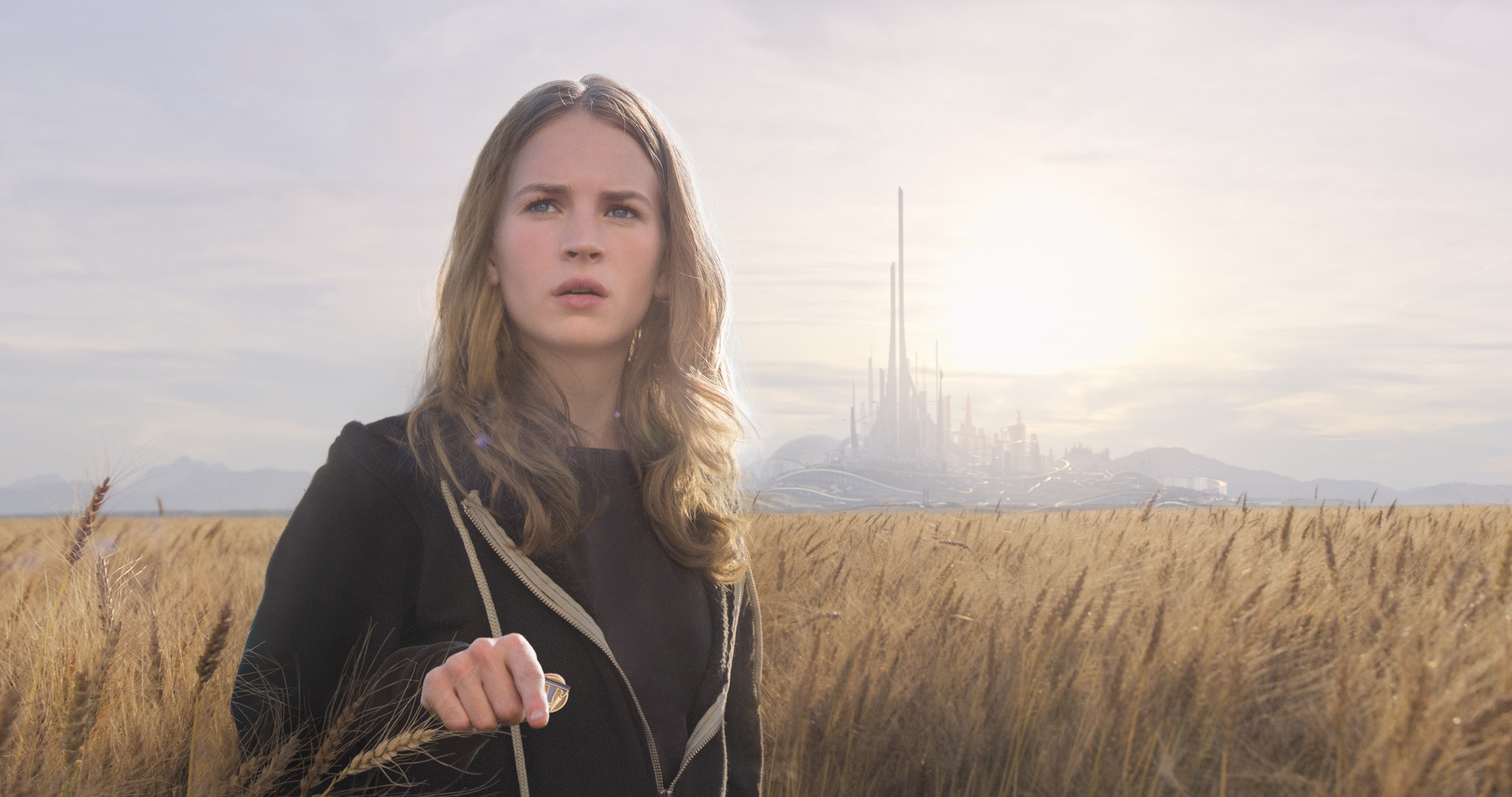 Britt Robertson stars in a scene from the movie "Tomorrowland." (CNS/Disney)