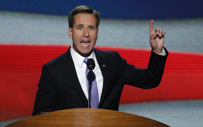 Former Delaware Attorney General Beau Biden in 2012 (CNS/Reuters/Jason Reed)