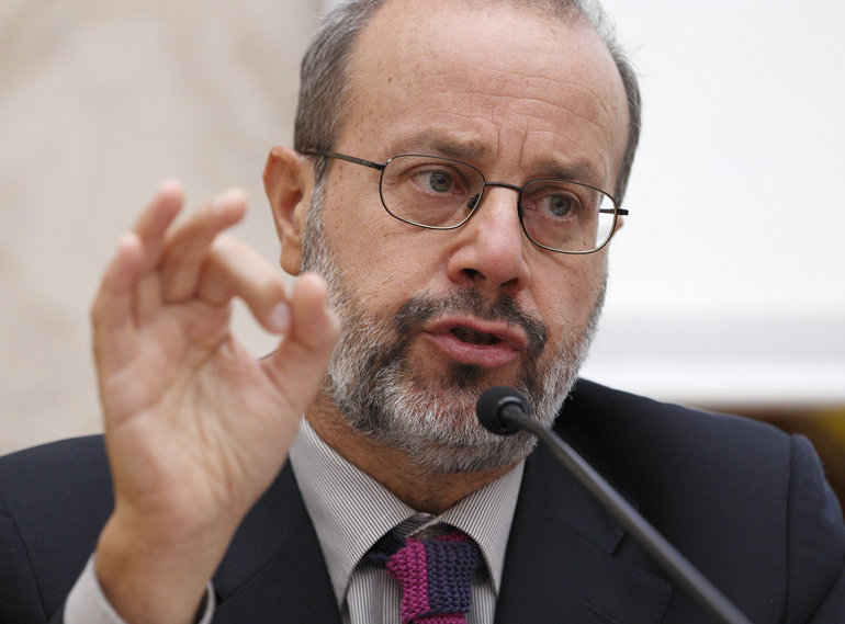 Giovanni Maria Vian, editor of the Vatican newspaper, L'Ossservatore Romano, seen at the Vatican in 2010. (CNS photo/Paul Haring)