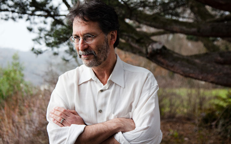 Brian Doyle on the University of Portland campus (Tim LaBarge)