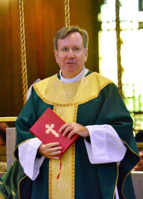 Msgr. Robert McClory, rector of the National Shrine of the Little Flower Basilica in Royal Oak, Michigan, and bishop-elect of Gary, Indiana (CNS/Detroit Archdiocese/Mike Stechschulte)