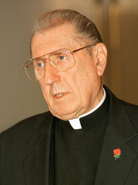 Cardinal John O'Connor of New York is pictured in Washington in this 1999 file photo. (CNS/Nancy Wiechec)