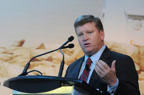 CTV's Tom Clark moderates a plenary session at the 2012 Halifax International Security Forum. (Wikimedia Commons/Halifax International Security Forum)