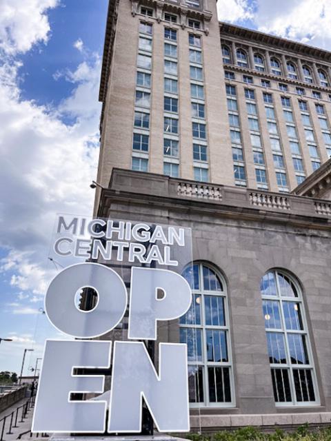 The June 6-16 Michigan Central OPEN event offered the public the first look at the renovation of Detroit's Michigan Central Station. (Patty Breen)