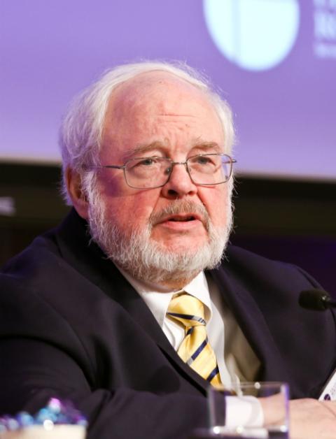 John Carr speaks during a Leadership Roundtable panel discussion on the abuse crisis in February 2019. (CNS/Courtesy of Leadership Roundtable/Ralph Alswang)