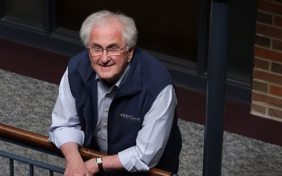 Fr. Donald Cozzens on the campus of John Carroll University in suburban Cleveland in 2015 (CNS/William Rieter)