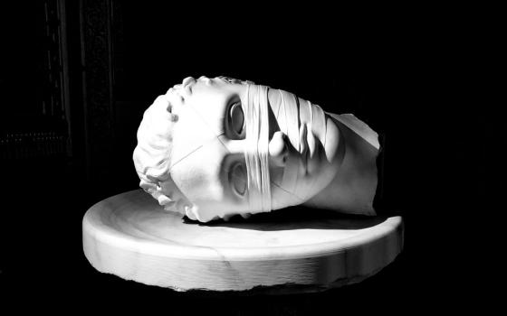 Sculpture of the bandaged, severed head of St. John the Baptist in the Santa Maria degli Angeli e dei Martiri, Baths of Diocletian, Rome (Unsplash/Peter Chiykowsk)