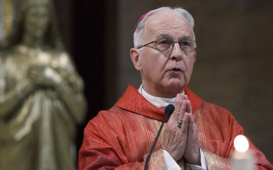 Bishop Dale J. Melczek of Gary, Ind., is seen in this 2012 file photo. 