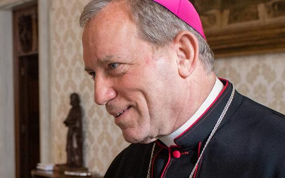 Bishop Robert Gruss of Saginaw, Michigan, at the Vatican in 2019 (CNS/Vatican Media)