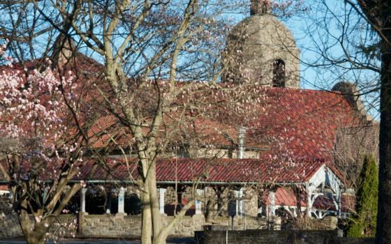 The former convent of the Sisters of the Blessed Sacrament is seen March 21, 2024, seven years after the sisters moved out to live in a retirement community. (GSR photo/Dan Stockman)