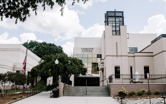 This is a file photo of Charlotte Catholic High School in North Carolina. A federal appeals court ruled May 8 in favor of the Diocese of Charlotte, saying religious schools have the freedom to hire schoolteachers who will uphold their religious beliefs. A former substitute teacher had sued the school and diocese for not calling him back to work as a substitute after he announced on social media that he and his longtime same-sex partner were getting married. (OSV News/Courtesy of Catholic News Herald)