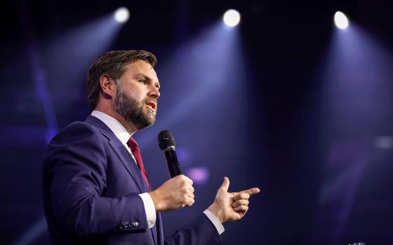 Ohio Sen. JD Vance speaks at the People's Convention in Detroit June 16. (Wikimedia Commons/Gage Skidmore)