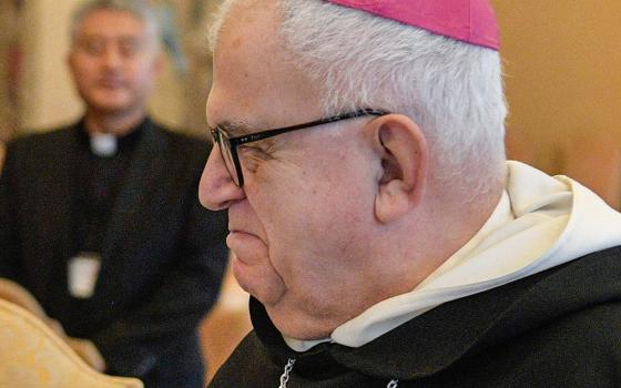 Archbishop J. Augustine Di Noia is seen in the Apostolic Palace of the Vatican Nov. 24, 2022. (CNS/Vatican Media)