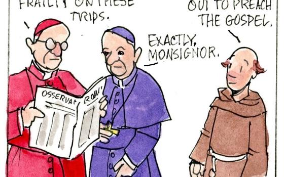 Why does Pope Francis go out traveling the world at his age? Brother Leo explains.