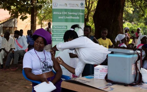 In partnership with the Africa Centers for Disease Control and Prevention, the Catholic Medical Mission Board administers COVID-19 vaccinations in South Sudan. CMMB provides medical and development aid to areas affected by poverty and unequal access. 