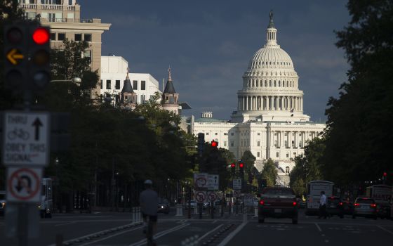 The U.S. Capitol is seen in Washington, D.C., Oct. 5. (CNS/Tyler Orsburn)