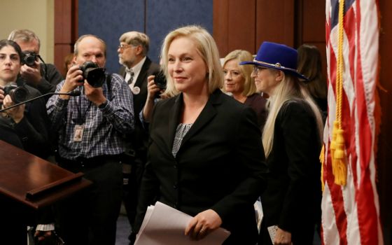 New York Sen. Kirsten Gillibrand in December 2017 (Flickr/Senate Democrats)