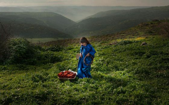 Miriam and Moses, from Dikla Laor's photography book "Women of the Bible" (Dikla Laor)