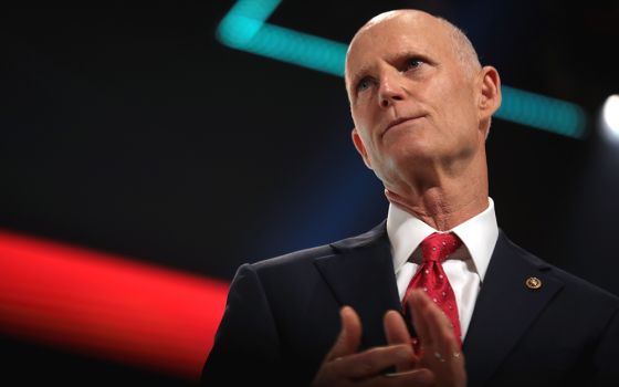 Sen. Rick Scott, R-Florida, speaks at the Student Action Summit hosted by Turning Point USA in Tampa, Florida, July 17, 2021. (Wikimedia Commons/Gage Skidmore)