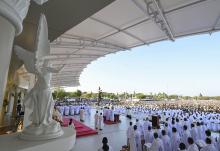 Pope Francis celebrates an outdoor Mass in Tasitolu, East Timor, also known as Timor-Leste, on Sept. 10. (CNS/Vatican Media)